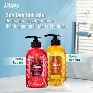 Combo 2 Sữa Tắm Tinh Dầu Hương Nho Trắng Dưỡng Ẩm Và Sáng Mịn Da Moist Diane Oil In Body Chardonnay