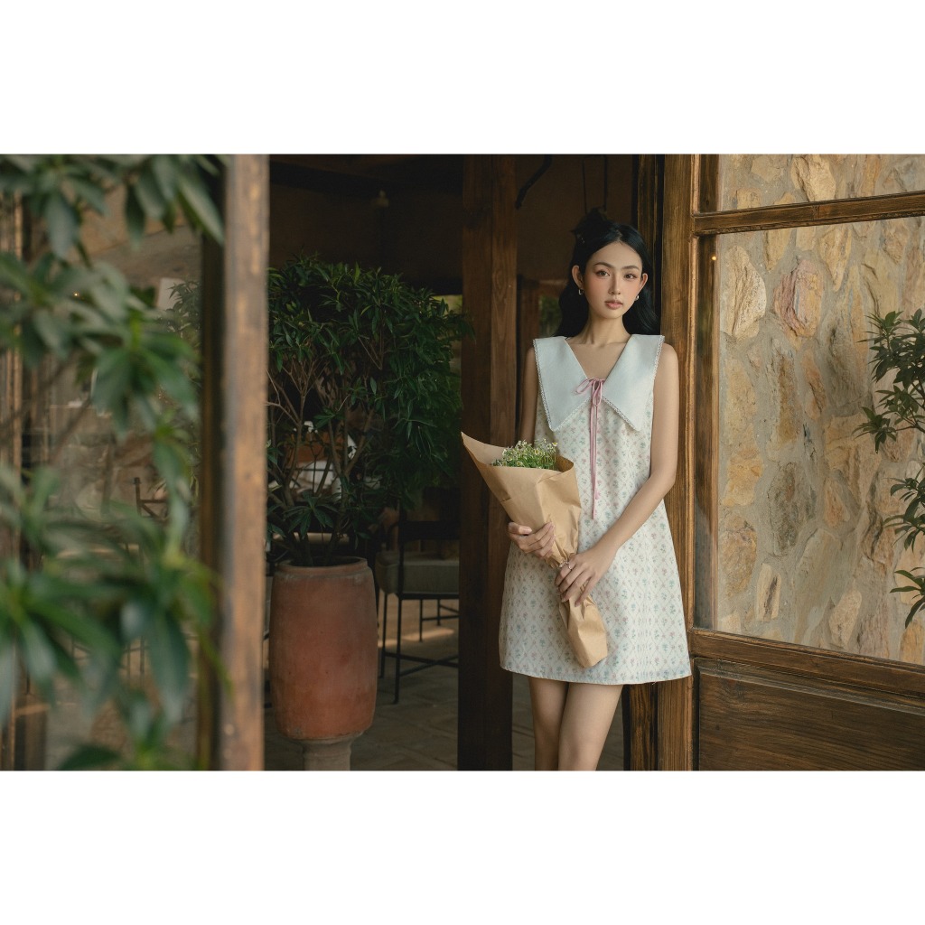 Ảnh OLV - Đầm kiểu suông hoa Apolline Fleur Dress 4