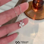 [HCM Hỏa Tốc] Dây chuyền bạc nữ KYDOPAL mặt cỏ bốn lá 4 cánh tim mặt đính đá giọt nước trang sức 925 - PAL9C3C30 — ảnh 8