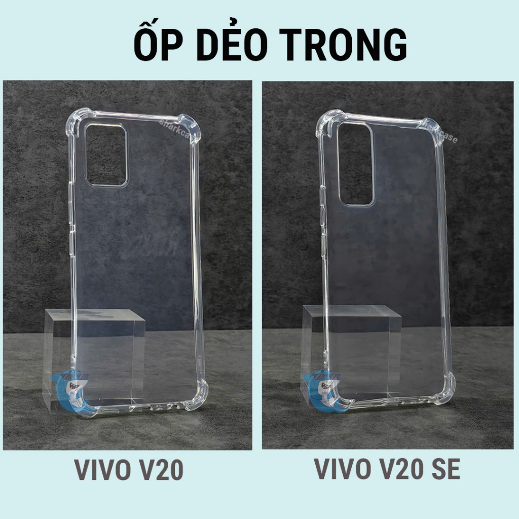 Ốp lưng Vivo Vivo V20 / V20 SE Silicon nhựa dẻo trong suốt cao cấp chống sốc va đập bảo vệ bốn góc