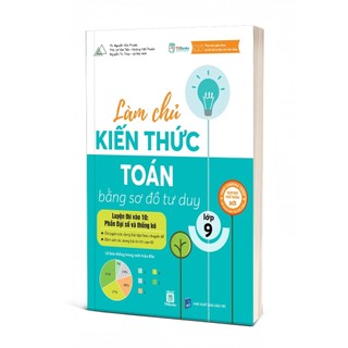 Sách - Tham khảo Lớp 9 - Combo Làm Chủ Kiến Thức Toán Bằng Sơ Đồ Tư Duy Lớp 9 – Luyện Thi Vào 10