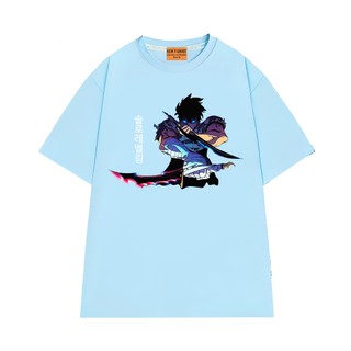 Áo Thun Hoạt Hình Anime Solo Leveling Sung Jin-woo NGỐ TEE Chất Vải Cotton 75 Thoáng Mát Form Rộng