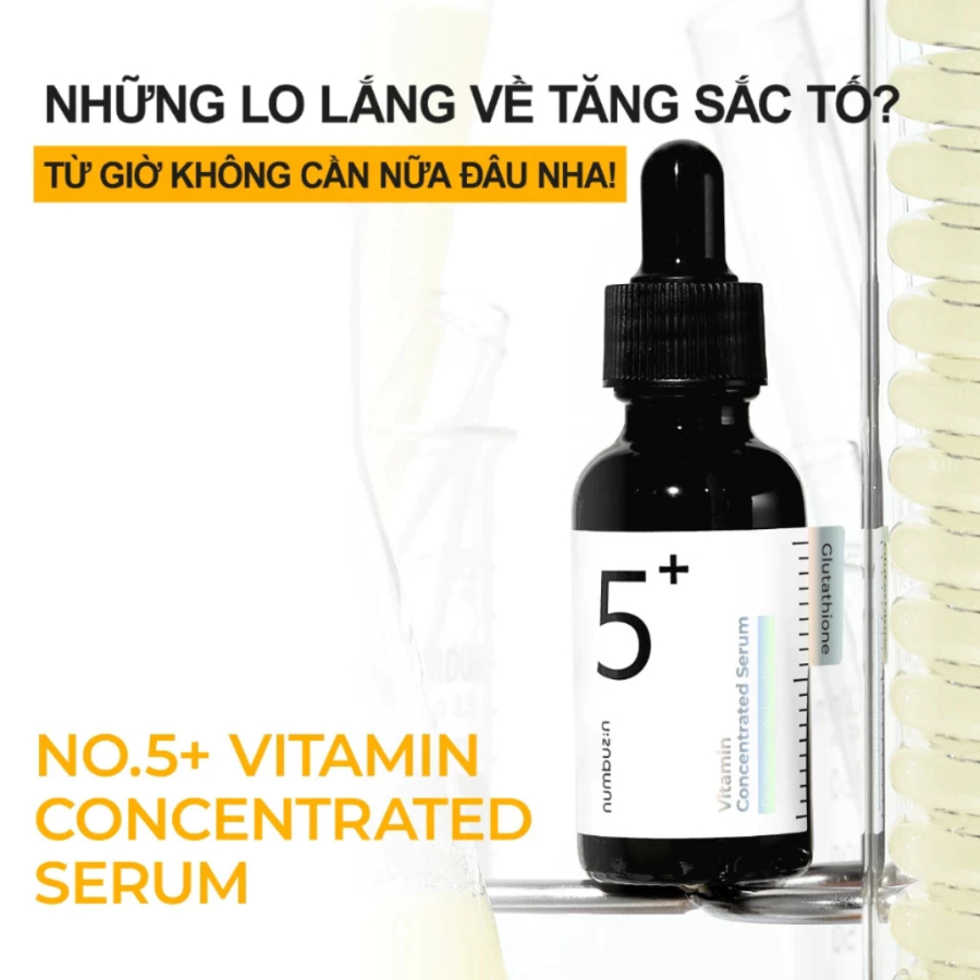 Ảnh Serum Numbuzin No.5 Cô Đặc Vitamin C, Sáng Da, Mờ Thâm, Chống Lão Hóa (30ml) 4