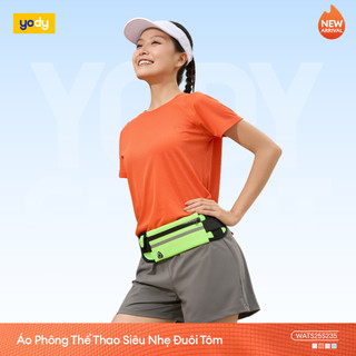 Áo thun thể thao nữ YODY  siêu nhẹ, siêu co giãn, thấm hút nhanh, khô nhanh, mềm mại WATS25S235