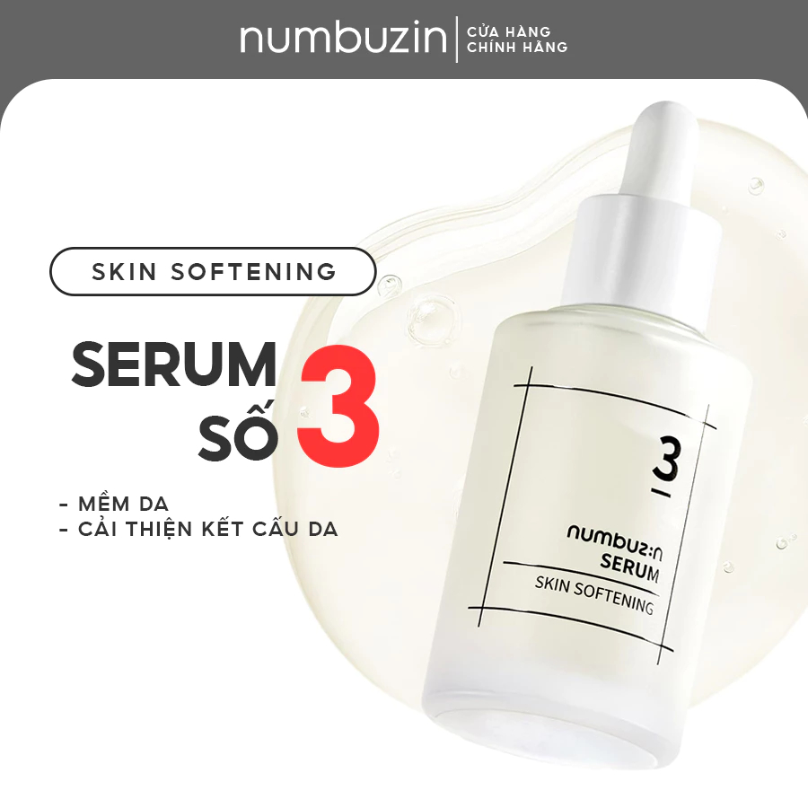 Ảnh Serum Làm Mềm Da Numbuzin No.3 – Phục Hồi Da, Cấp Ẩm Sâu, Dịu Nhẹ Cho Da Nhạy Cảm (50ml) 1