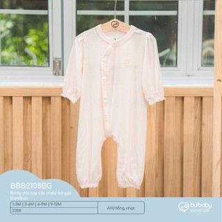 BBB2108BG Body dài tay cài chéo bé gái Bambus