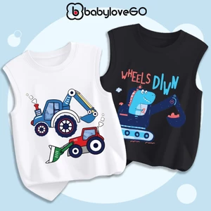 Áo ba lỗ bé trai BabyloveGO áo 3 lỗ mùa hè chất thun cotton cho bé thoáng mát cho bé 10-40kg