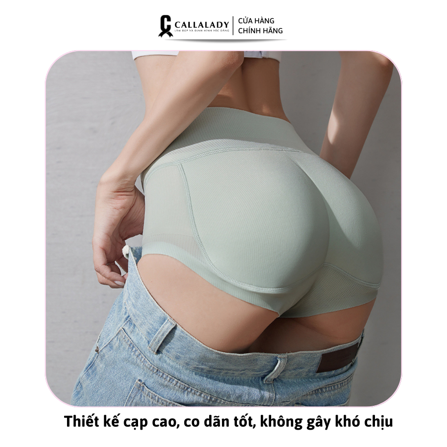 Quần độn mông Callalady độn mông nữ không lộ tự nhiên cạp cao gen bụng chất liệu cao cấp thông thoáng siêu mềm 0809
