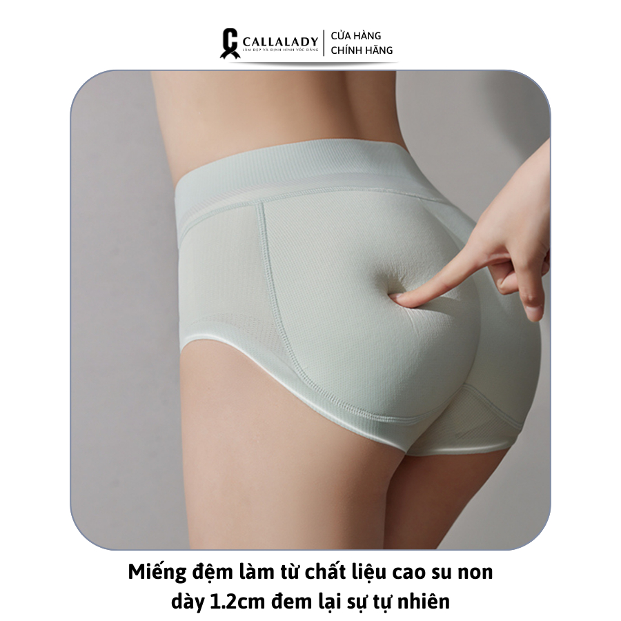 Quần độn mông Callalady độn mông nữ không lộ tự nhiên cạp cao gen bụng chất liệu cao cấp thông thoáng siêu mềm 0809