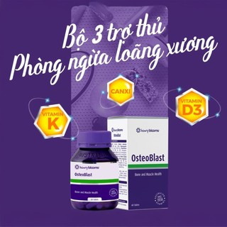 Viên uống Henry Blooms Osteo Blast bổ sung Canxi (60 viên)