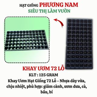 Khay Ươm Hạt Giống Phương Nam 32,50,105,200 Ô,Dày Dặn,Chịu Nhiệt Tốt, Tiện Dụng
