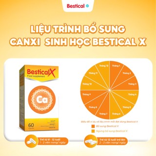 Canxi BesticalX - Canxi sinh học dạng viên, hỗ trợ xương chắc khỏe