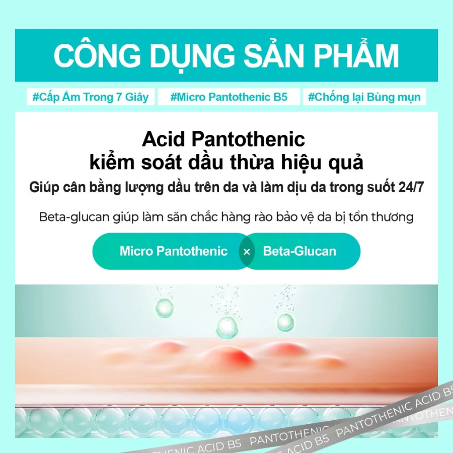 Ảnh Serum Làm Dịu Da Hoạt Tính Numbuzin Pantothenic B5 Số 1 – Phục Hồi, Dưỡng Ẩm, Làm Mềm Da (50ml) 4