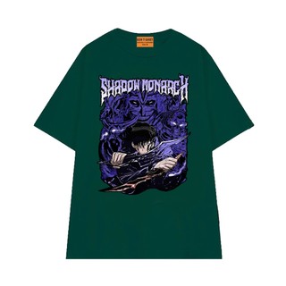 Áo Thun NGỐ TEE Anime Trending Solo Leveling Shadow Monarch Vải Cotton 75 Thoáng Mát