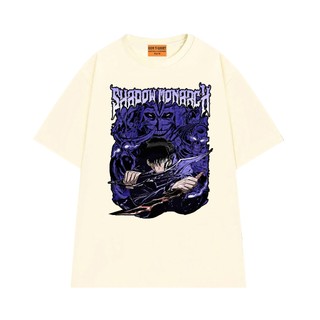 Áo Thun NGỐ TEE Anime Trending Solo Leveling Shadow Monarch Vải Cotton 75 Thoáng Mát