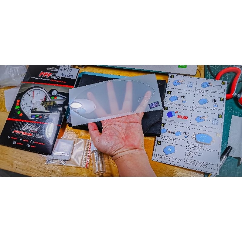 PPF Sym naga , SYM MMBCU ,PPF dán bảo vệ mặt đồng hồ xe nhập khẩu