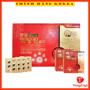 Viên tiểu đường Kwangdong hàn quốc chính hãng, hộp 112 viên - Hỗ trợ ổn định đường huyết, tim mạch, huyết áp