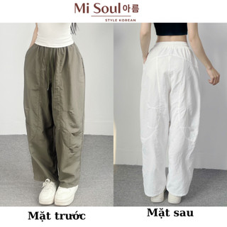 Quần Harem Parachute Pants BigSize MiSoul,Quần Gió Nhăn 2 túi Dáng Thụng MiSoul 254