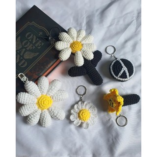 [TIEMNHABOSUA] MÓC KHOÁ LEN LIGHSTICK BIGBANG G-Dragon Daisy Ornament HANDMADE