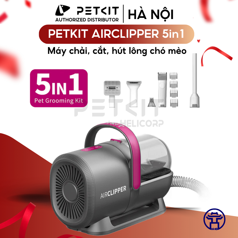 Ảnh Máy Cắt Tỉa Hút Lông PETKIT AirClipper 5in1 Thiết Bị Grooming Tại Nhà Dễ Dàng Sử Dụng 1