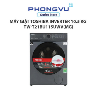 TW-T21BU115UWV(MG) -Máy Giặt Cửa Trước Toshiba Origin Inverter 10.5Kg TW-T21BU115UWV(MG) Steam Aroma+ WiFi TSmartLife