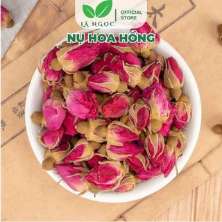 Nụ Hoa Hồng Sấy Khô Hỗ Trợ Thư Giãn, Thanh Lọc Cơ Thể, Làm Đẹp Da Thương Hiệu Lá Ngọc Gói 100g