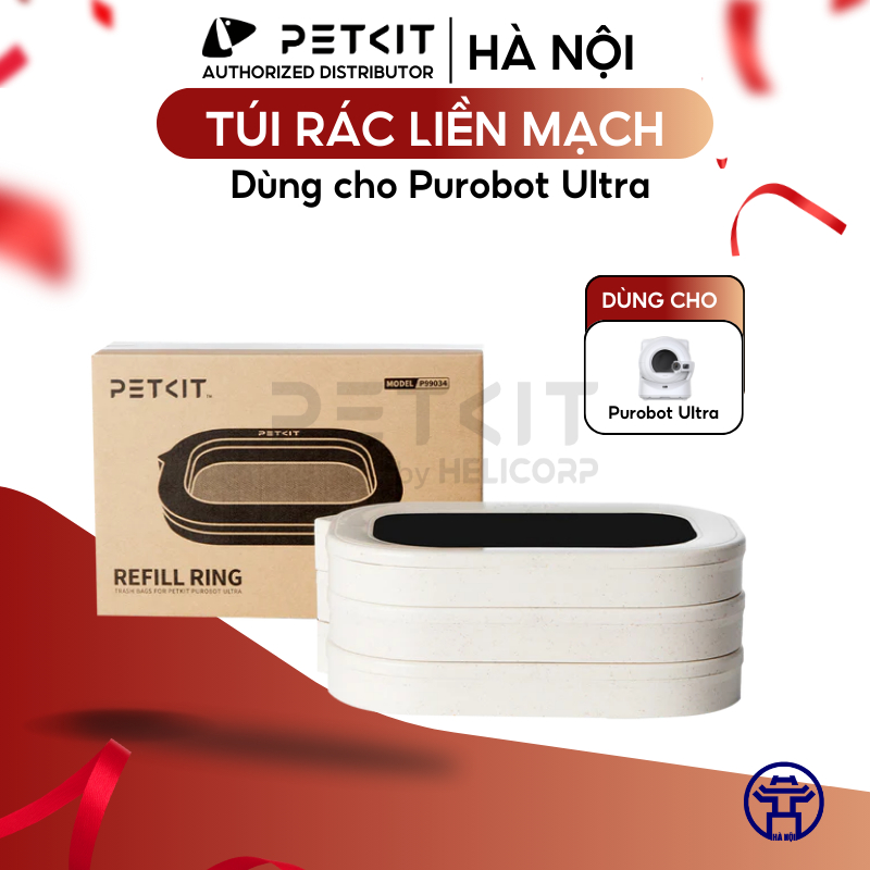 Ảnh Hộp Túi Rác PETKIT Refill Ring Thay Thế Dùng Cho Máy Dọn Phân Mèo Purobot Ultra Chính Hãng 1