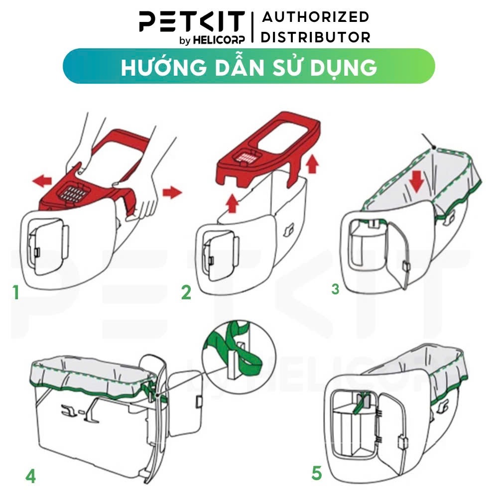 Ảnh Túi rác PETKIT dùng cho máy dọn phân mèo Purobot Max Pro 1