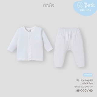 Nous Bộ dài tay cho bé NB chất liệu mềm mại, an toàn với làn da phù hợp mặc bốn mùa