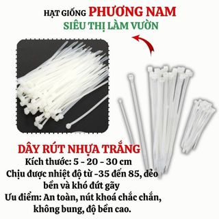 Dây Rút Cố Định Làm Giàn (70 - 90 Dây) - 10cm, 15cm ,20cm ,30cm Phương Nam