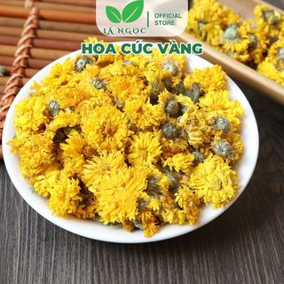 Trà Hoa Cúc Vàng Lá Ngọc Thanh Nhiệt, Hỗ Trợ Giấc Ngủ, Tăng Cường Sức Khỏe Gói 100g