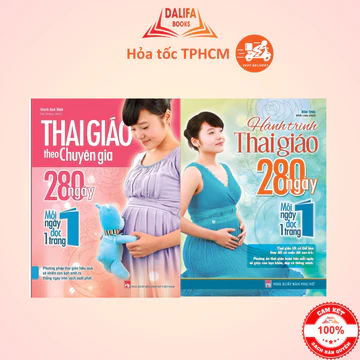 Sách- Thai giáo theo chuyên gia và Hành trình thai giáo 280 ngày mỗi ngày đọc một trang(Lẻ tùy chọn)
