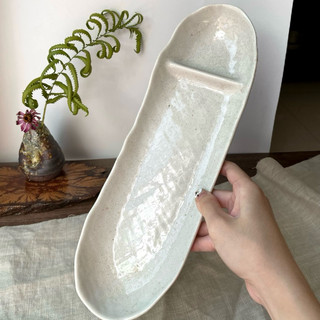 [Ảnh Thật] Bộ Bàn Ăn Gốm Mộc Trắng Men Tiêu Basic Đơn Giản - Gốm Nhật 2hand