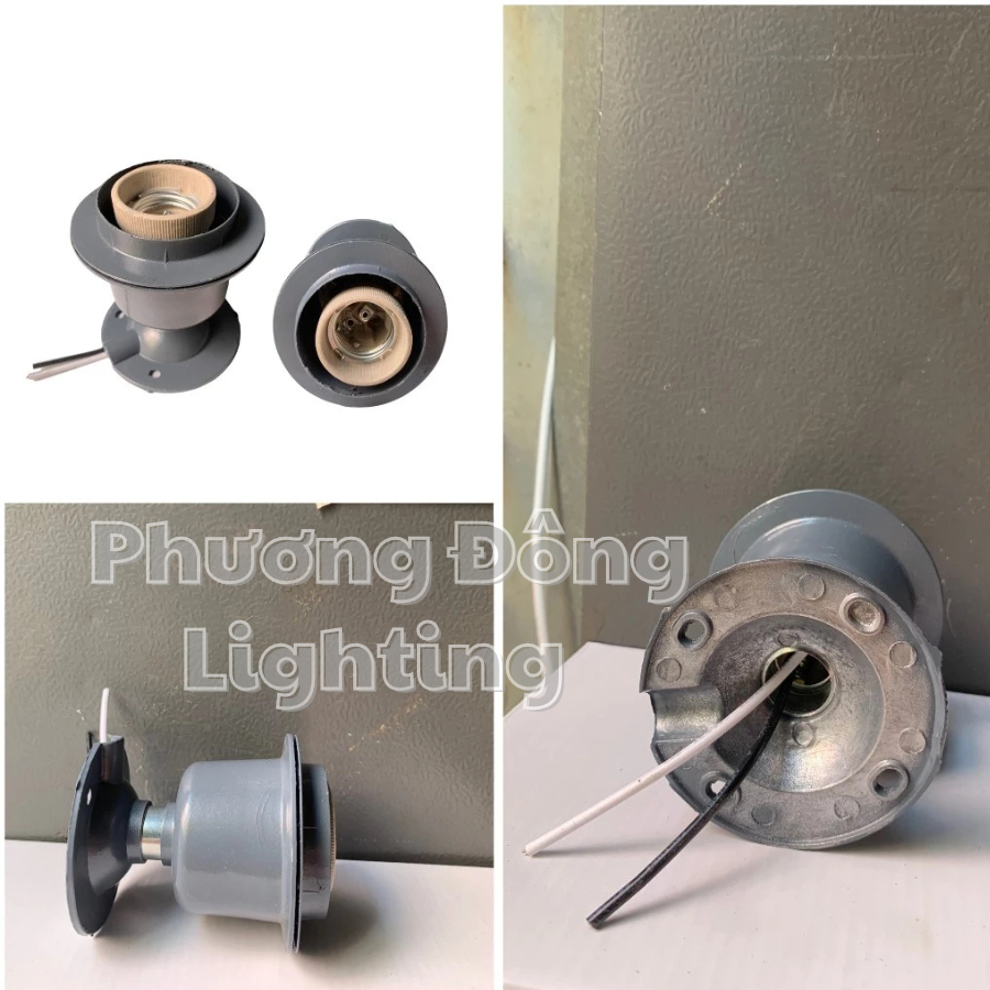 Đuôi đèn ly công nghiệp, đuôi sứ công nghiệp E27