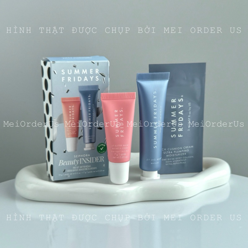 [Bill Sephora] Summer Fridays Lip Butter Balm & Jet Lag Mask Duo ...