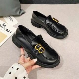 Giày búp bê nữ lolita đế 3 phân chất da mền phong cách hàn quốc Linhl Shop mã 18