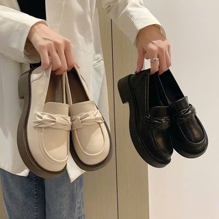 Giày búp bê nữ tăng chiều cao đế bánh mì 3 phân phối nơ xinh xắn phong cách Hàn Quốc mã 20