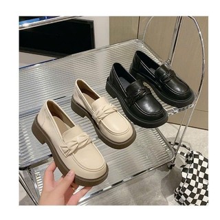 Giày búp bê nữ tăng chiều cao đế bánh mì 3 phân phối nơ xinh xắn phong cách Hàn Quốc mã 20
