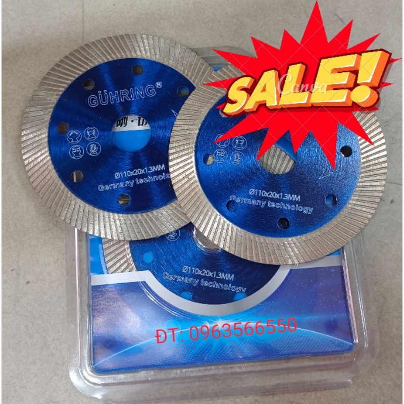 Lưỡi cắt gạch men phi 105 siêu ngọt, siêu bền