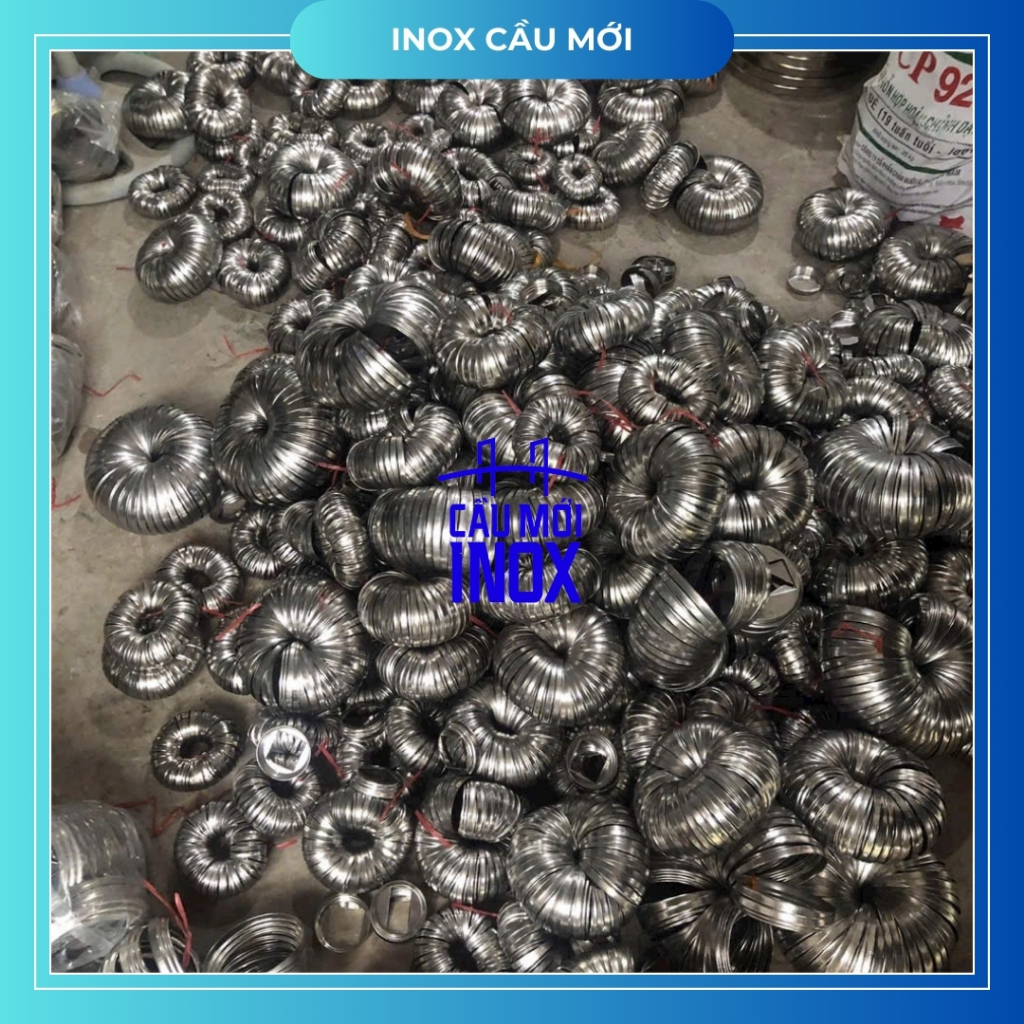 Chân đế inox tròn 304, kích thước D16-D19-D22-D25-D32-D38-D42-D51-D60-D76-D89 chất lượng cao