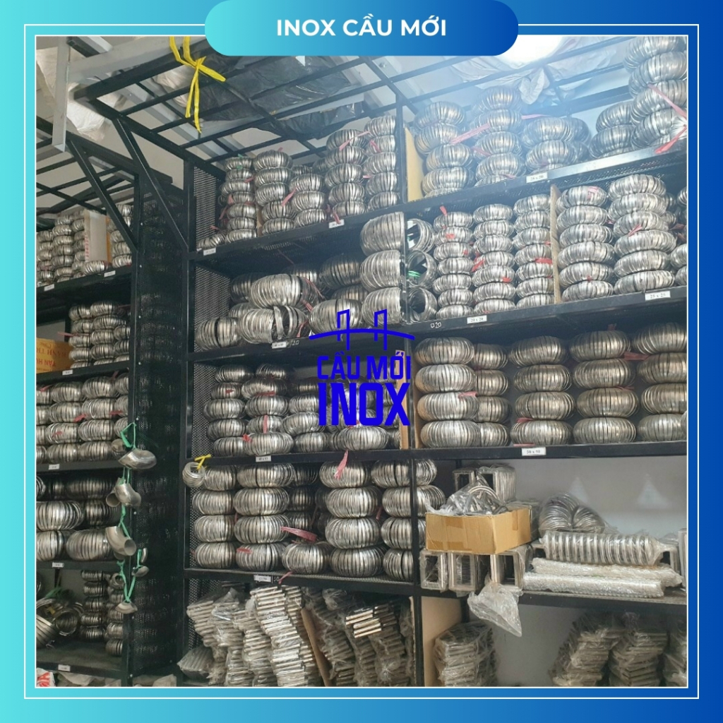 Chân đế inox tròn 304, kích thước D16-D19-D22-D25-D32-D38-D42-D51-D60-D76-D89 chất lượng cao