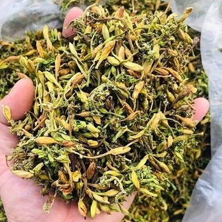 Hoa Đu Đủ Đực Khô Lá Ngọc Hỗ Trợ Hô Hấp, Tiêu Hóa, Sức Khỏe Tổng Thể Gói 500g