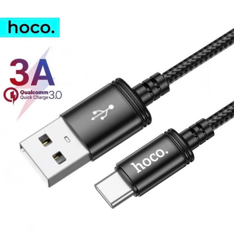Cáp sạc nhanh Hoco X89 bọc dù dài 2m [ USB to Type-C ]