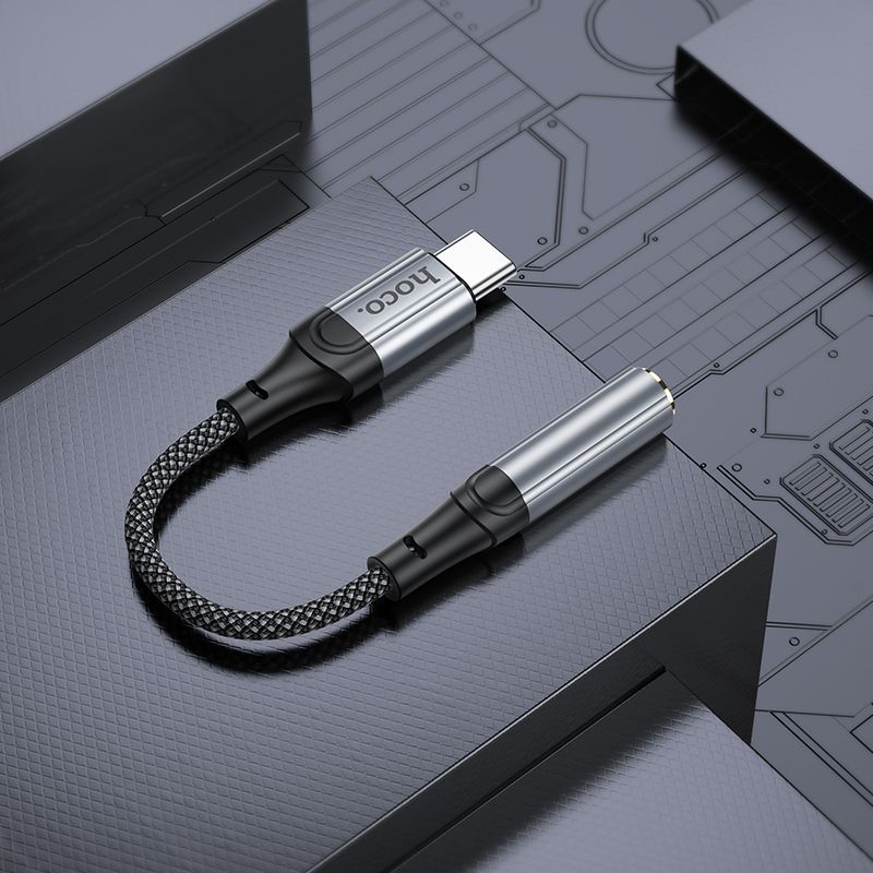 Cáp chuyển đổi Hoco LS36 type-c đực đến 3.5mm cái