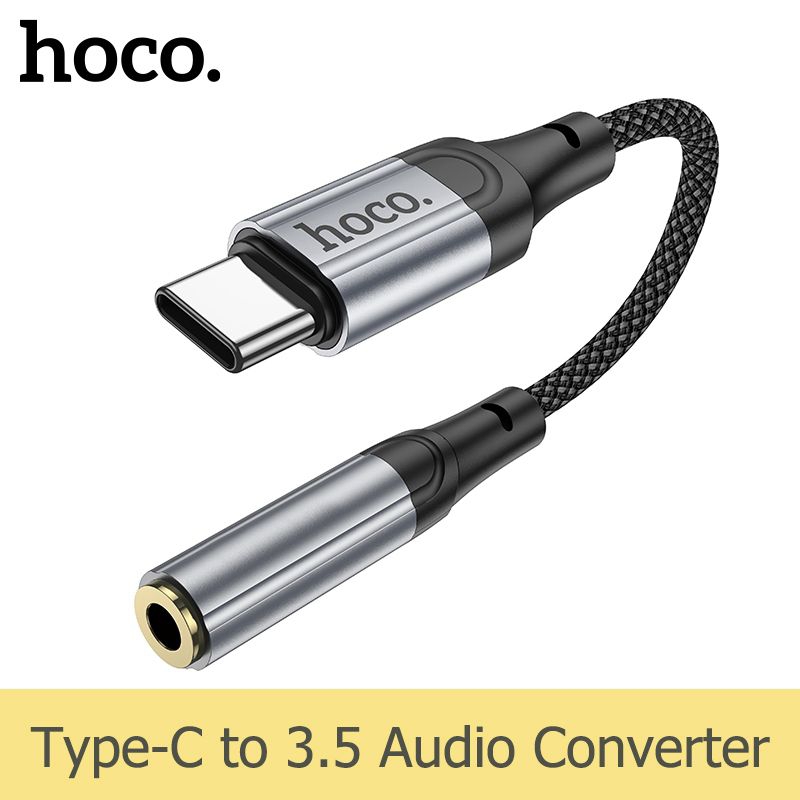 Cáp chuyển đổi Hoco LS36 type-c đực đến 3.5mm cái