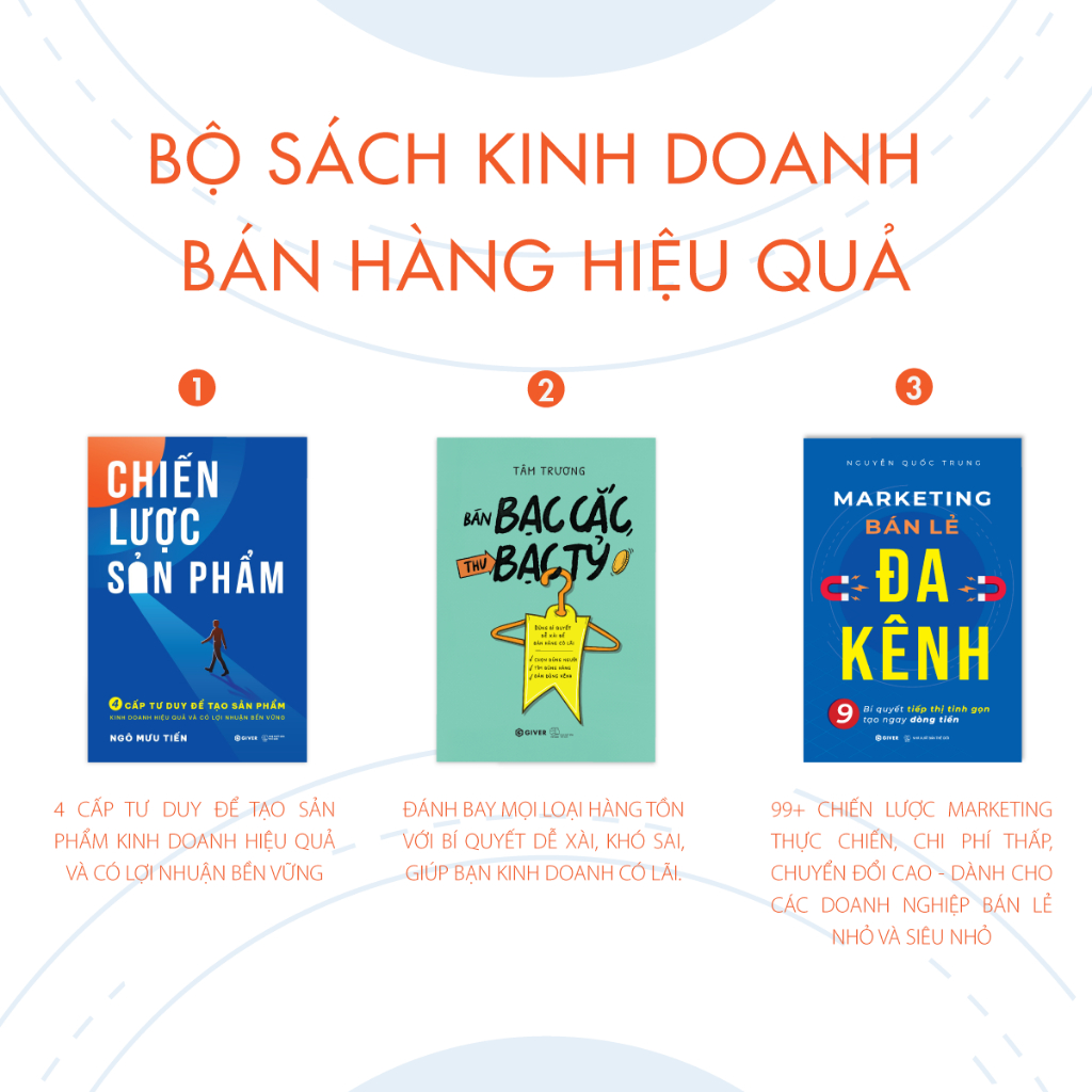 Sách - Combo Kinh Doanh Bán Hàng Hiệu Quả