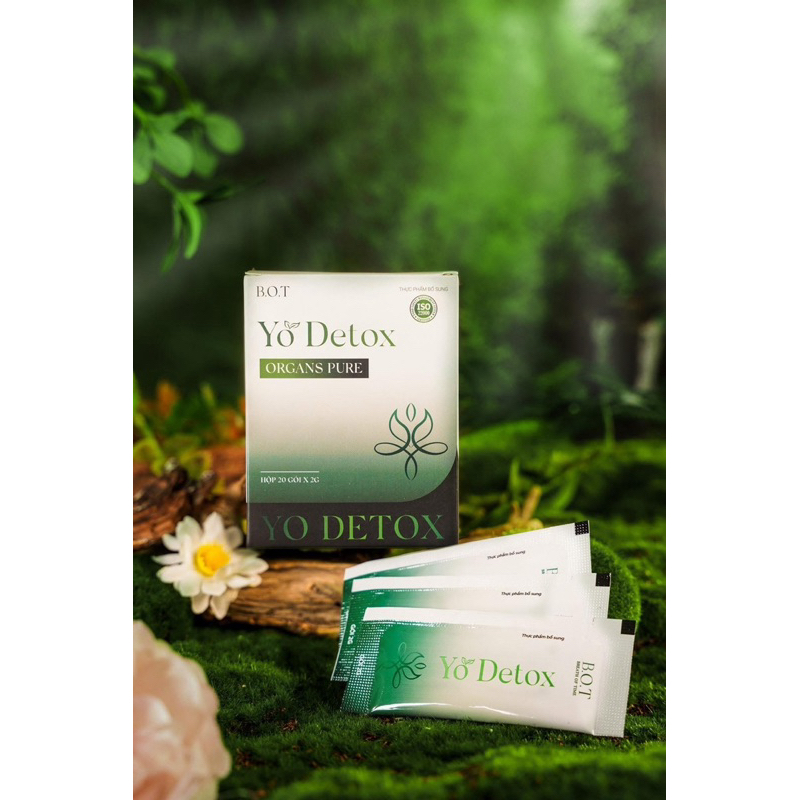 YO DETOX B.O.T CHÍNH HÃNG TRÀ DIỆP LỤC THẢI ĐỘC CƠ THỂ GIÚP ĐẸP DA