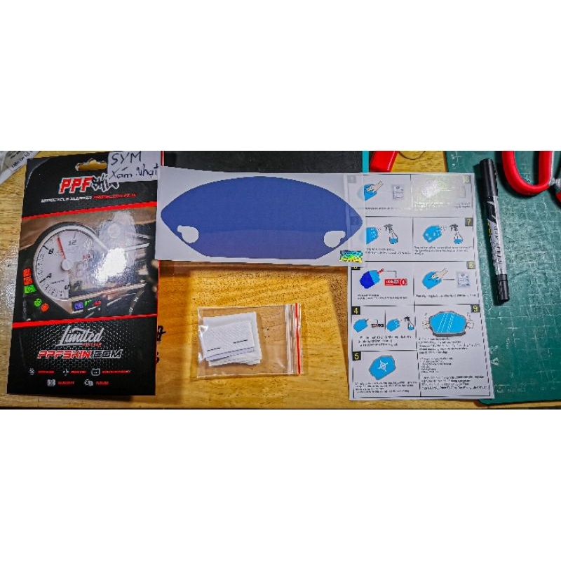 PPF Sym naga , SYM MMBCU ,PPF dán bảo vệ mặt đồng hồ xe nhập khẩu