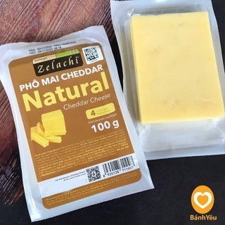 [Hỏa tốc] Phô mai Cheddar Zelachi làm bánh100g - DL18