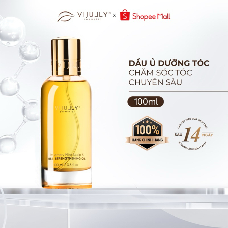 Ảnh Dầu ủ dưỡng tóc VIJULLY Rosemary Mint Scalp & Hair Strengthening Oil giúp thúc đẩy mọc tóc, làm dày và dài tóc tự nhiên 2